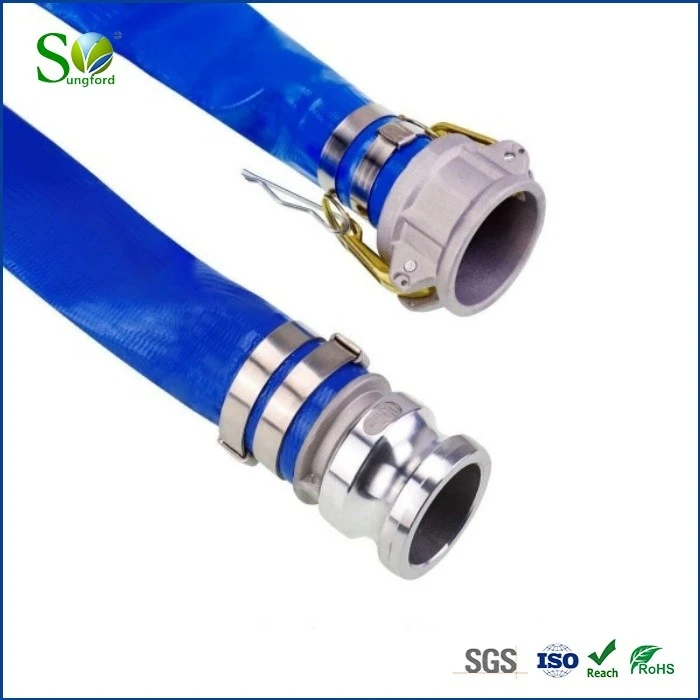 3 PVC Lay Flat Hose Camlock Couplings_